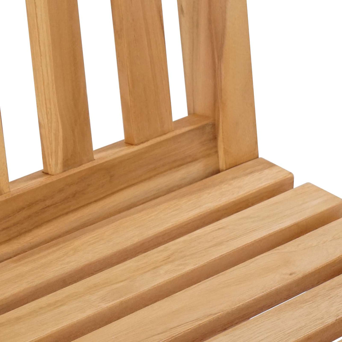 Sgabello da bar 2 pcs Marrone Legno di teak solido | homemem39