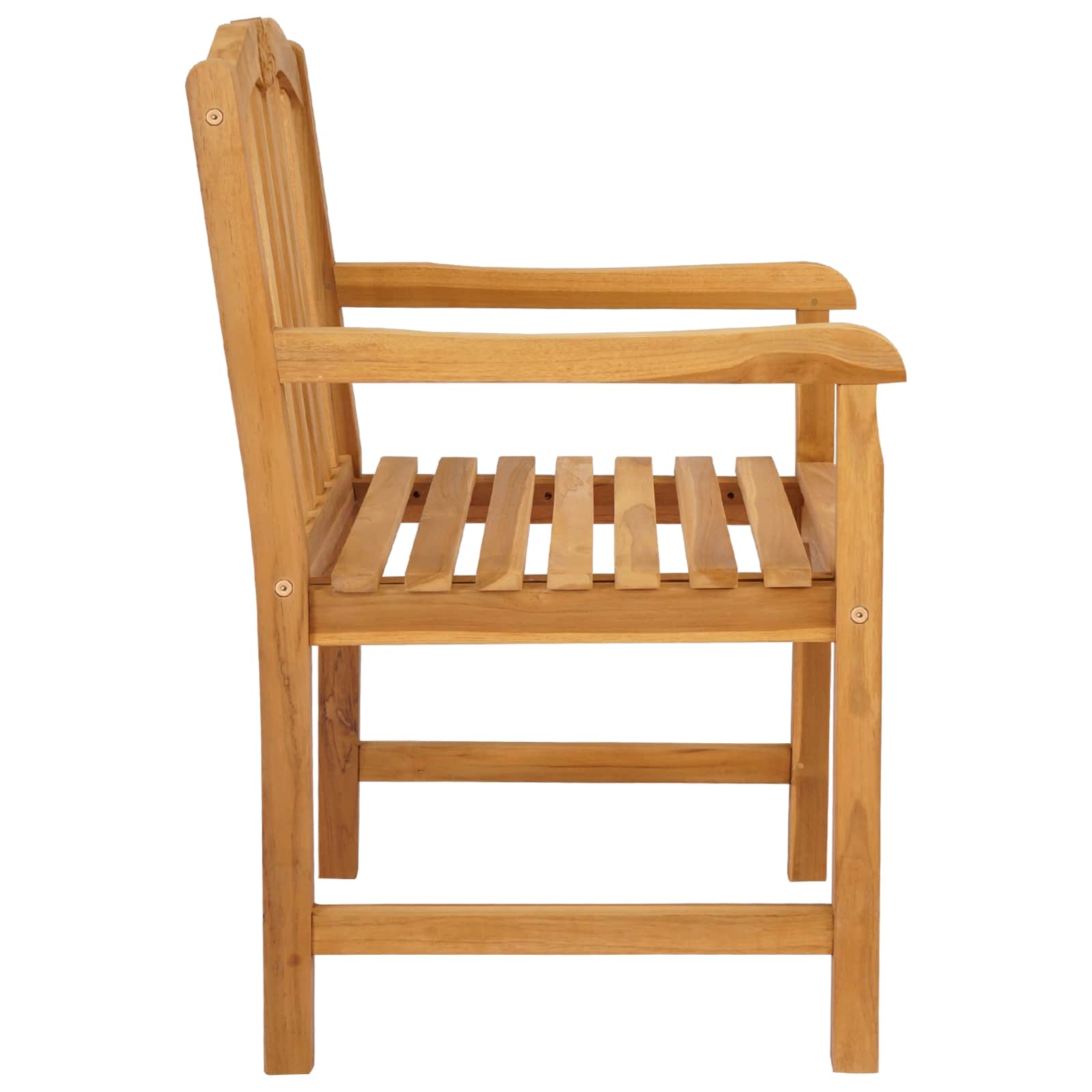 Sedia da Giardino 2 pcs Naturale 58 x 60 x 93 cm | homemem39