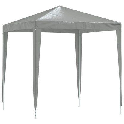 Tenda Party 200 x 200 x 240 cm Grigio Chiaro PE e Acciaio