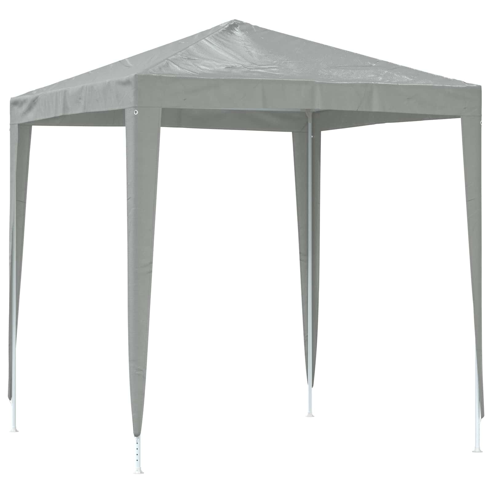 Tenda Party 200 x 200 x 240 cm Grigio Chiaro PE e Acciaio | homemem39