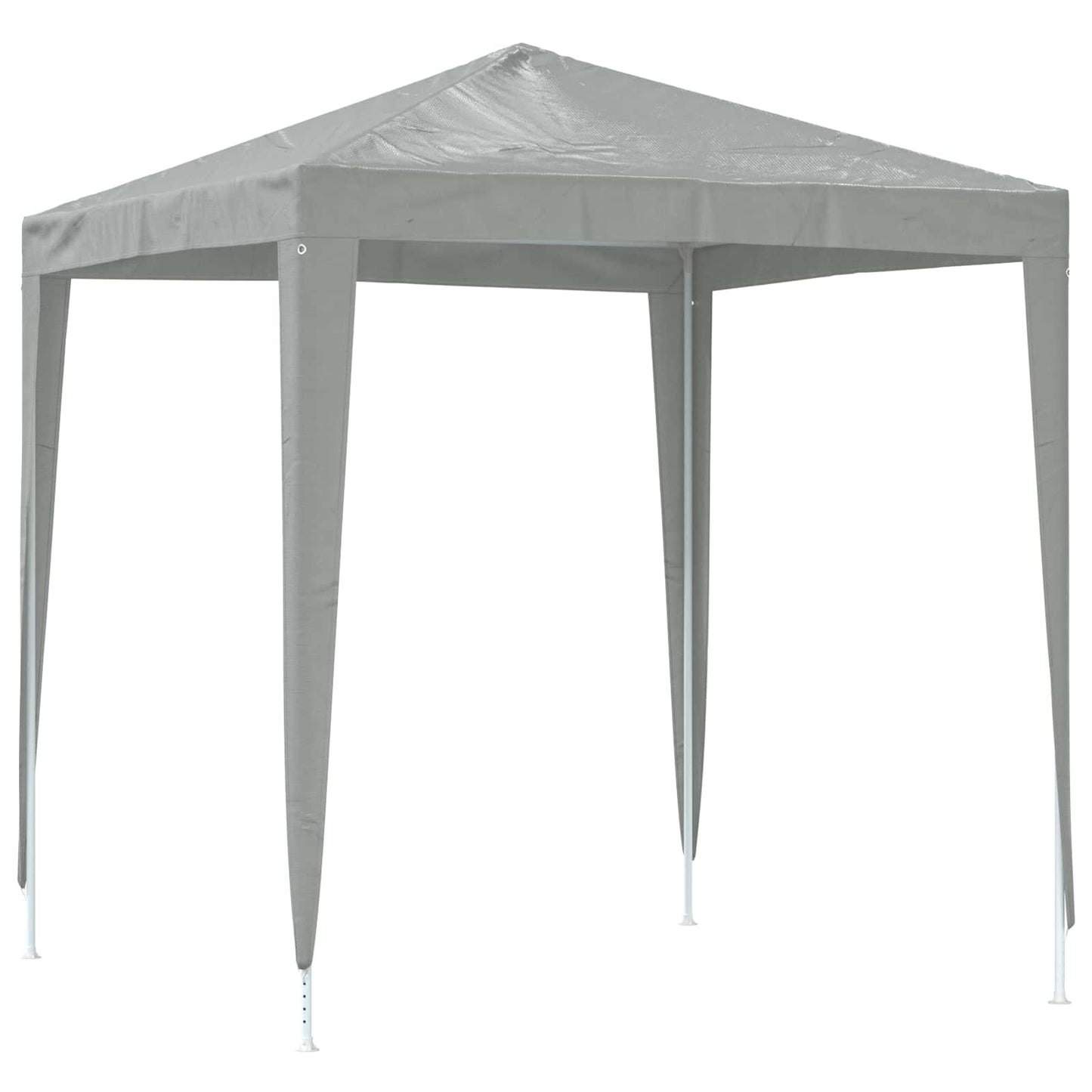 Tenda Party 200 x 200 x 240 cm Grigio Chiaro PE e Acciaio