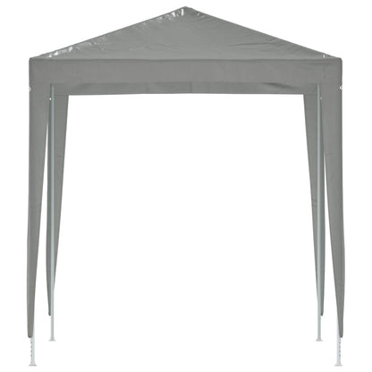 Tenda Party 200 x 200 x 240 cm Grigio Chiaro PE e Acciaio