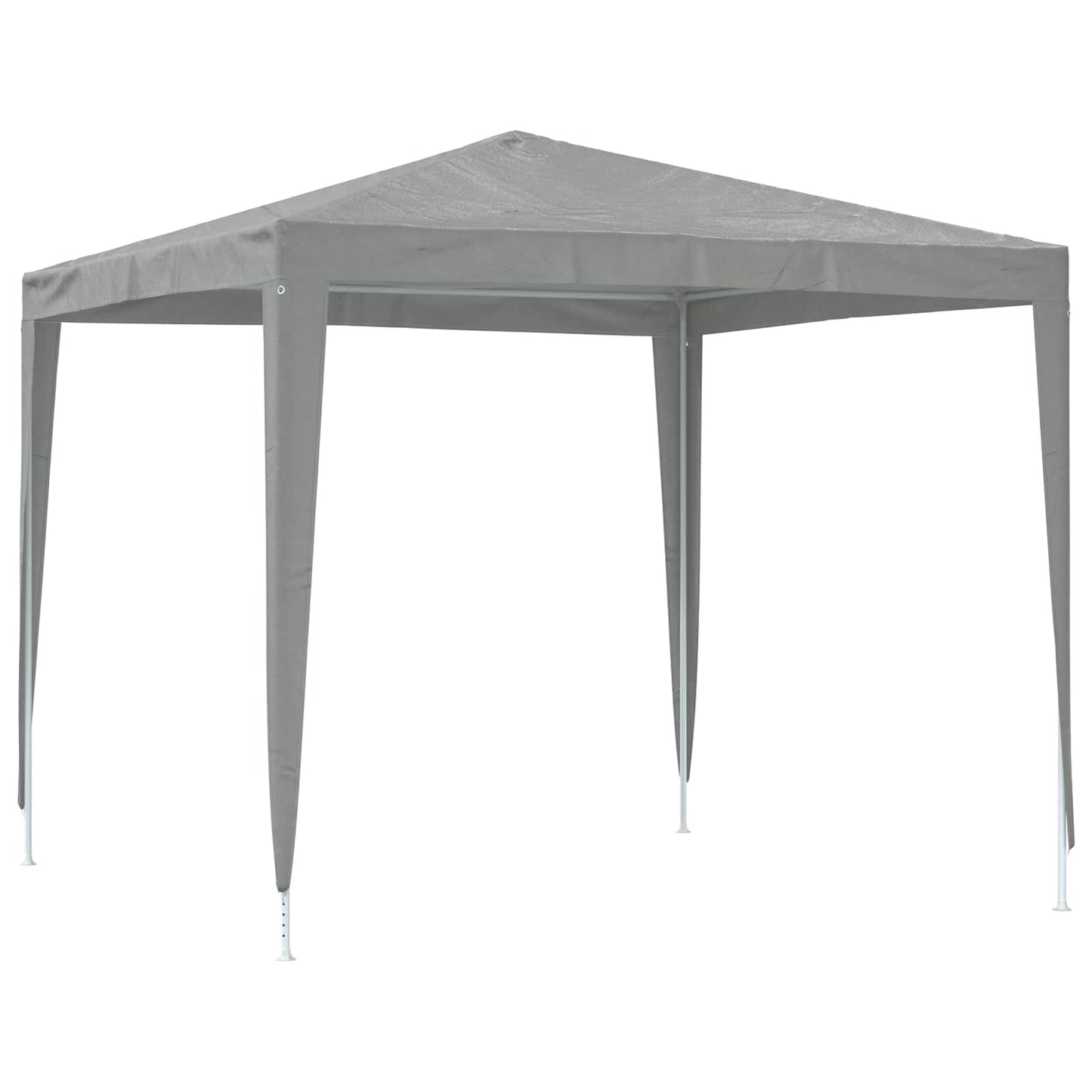 Tenda Party 250 x 250 x 240 cm Grigio Chiaro PE e Acciaio | homemem39