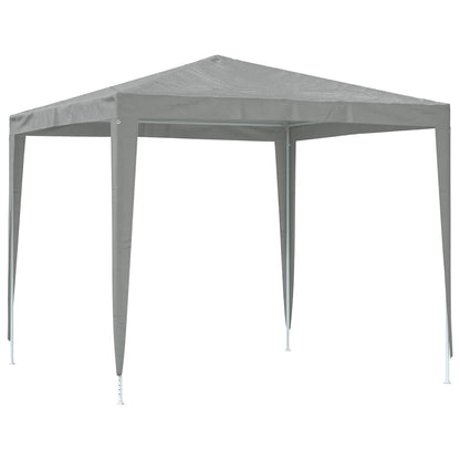 Tenda Party 250 x 250 x 240 cm Grigio Chiaro PE e Acciaio | homemem39