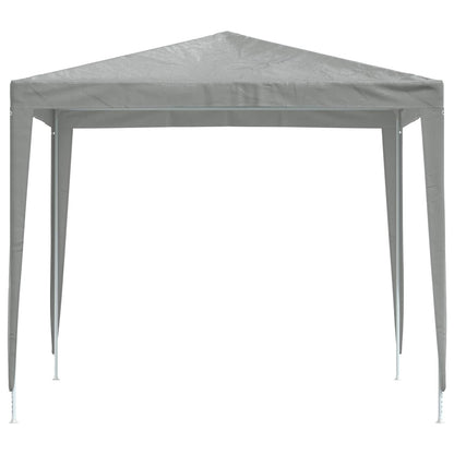 Tenda Party 250 x 250 x 240 cm Grigio Chiaro PE e Acciaio | homemem39