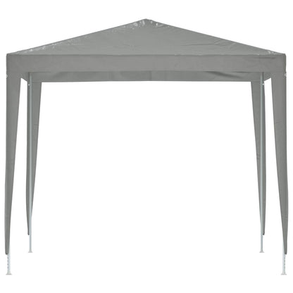 Tenda Party 250 x 250 x 240 cm Grigio Chiaro PE e Acciaio | homemem39
