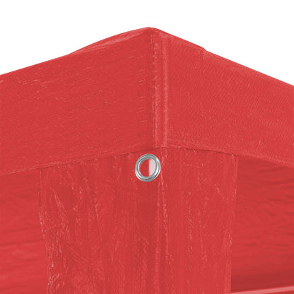 Tenda Party Rosso 300 x 300 x 255 cm PE e Acciaio | homemem39