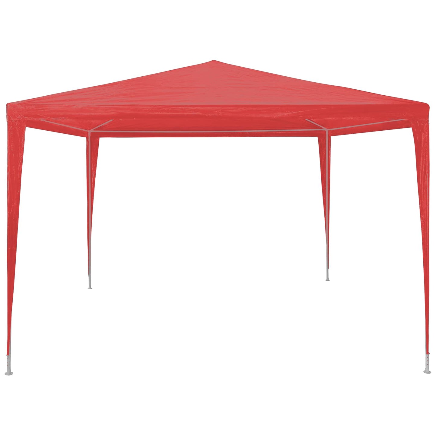 Tenda Party Rosso 300 x 300 x 255 cm PE e Acciaio | homemem39
