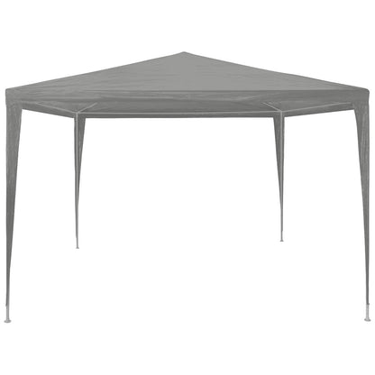 Tenda Party Grigio chiaro 300 x 300 x 255 cm PE e Acciaio