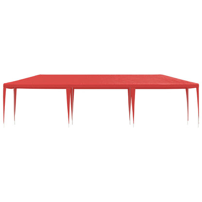 Tenda Party Rosso 900 x 300 x 255 cm PE e Acciaio | homemem39