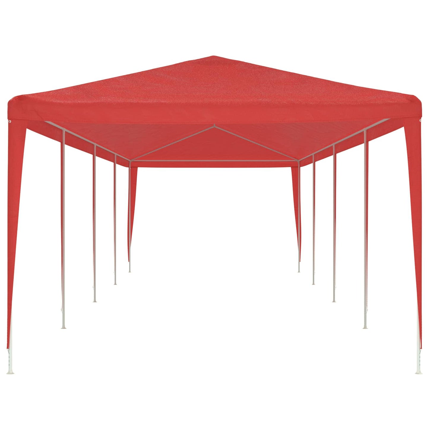 Tenda Party Rosso 1200 x 300 x 255 cm PE e Acciaio | homemem39