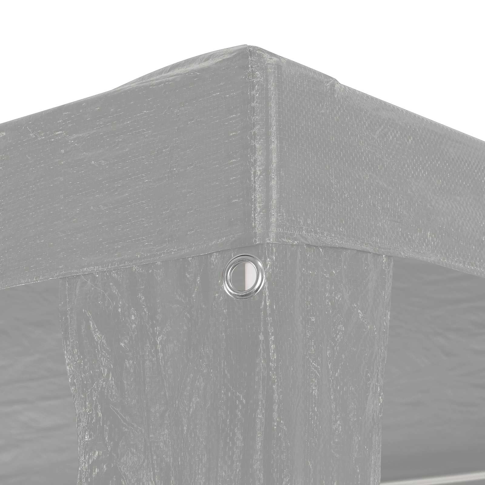 Tenda Party Grigio chiaro 1200 x 300 x 255 cm PE e Acciaio | homemem39