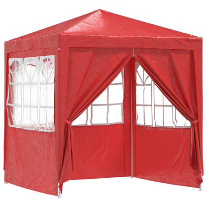 Tenda Party Rosso 200 x 200 x 240 cm PE e Acciaio | homemem39