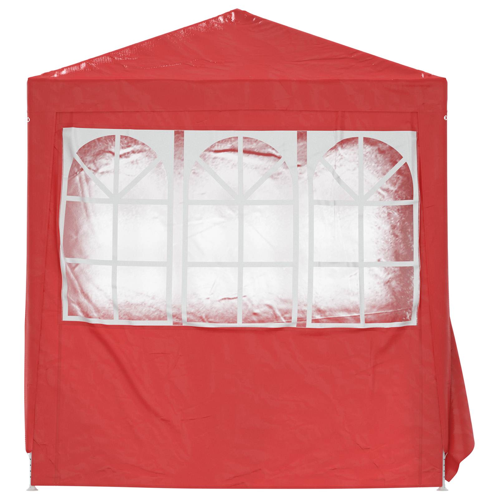 Tenda Party Rosso 200 x 200 x 240 cm PE e Acciaio | homemem39