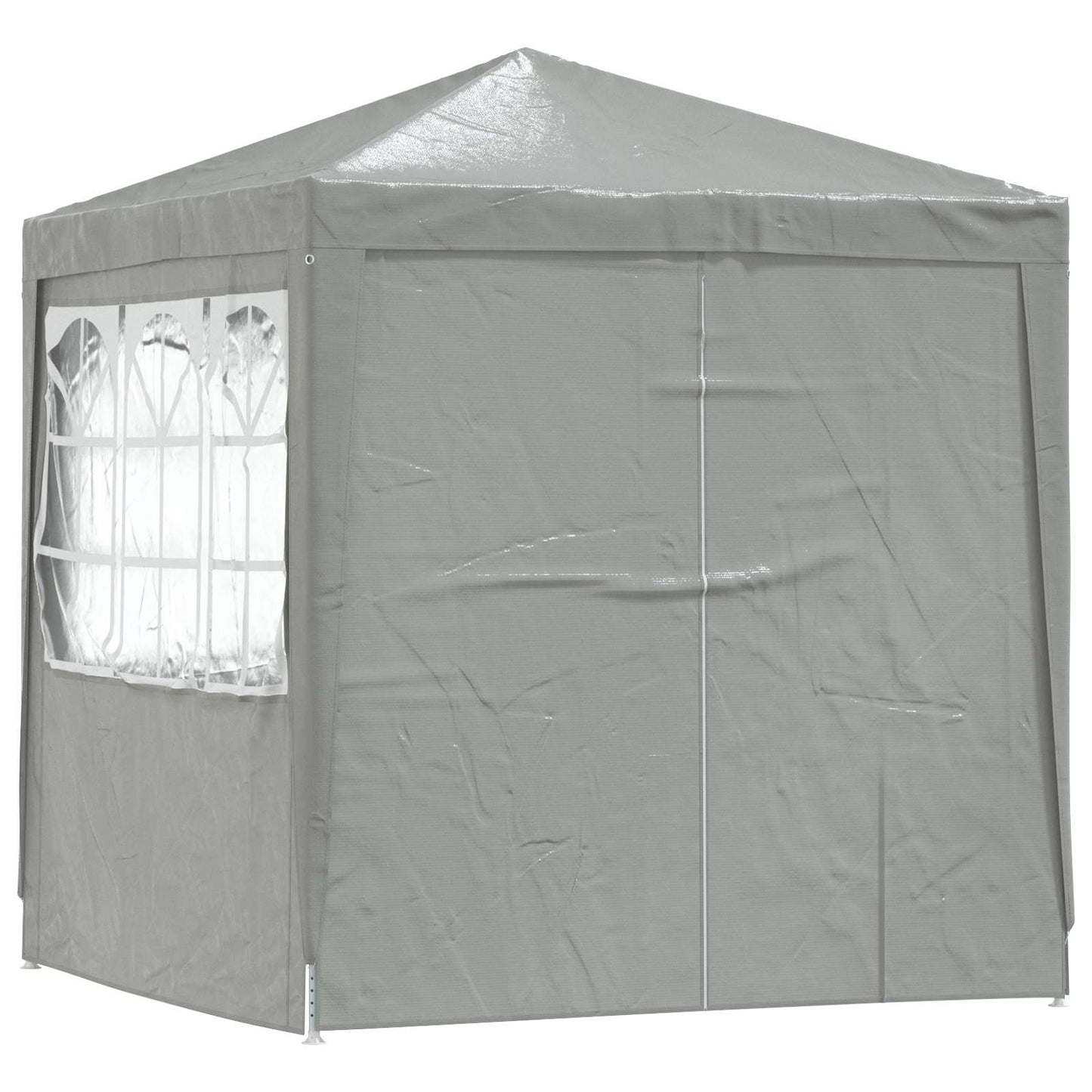 Tenda Party Grigio chiaro 200 x 200 x 240 cm PE e Acciaio | homemem39
