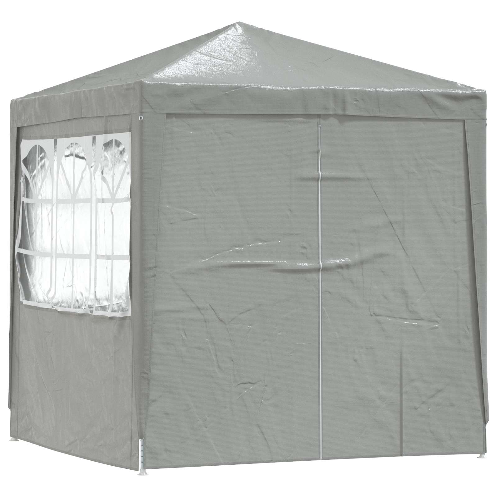 Tenda Party Grigio chiaro 200 x 200 x 240 cm PE e Acciaio | homemem39