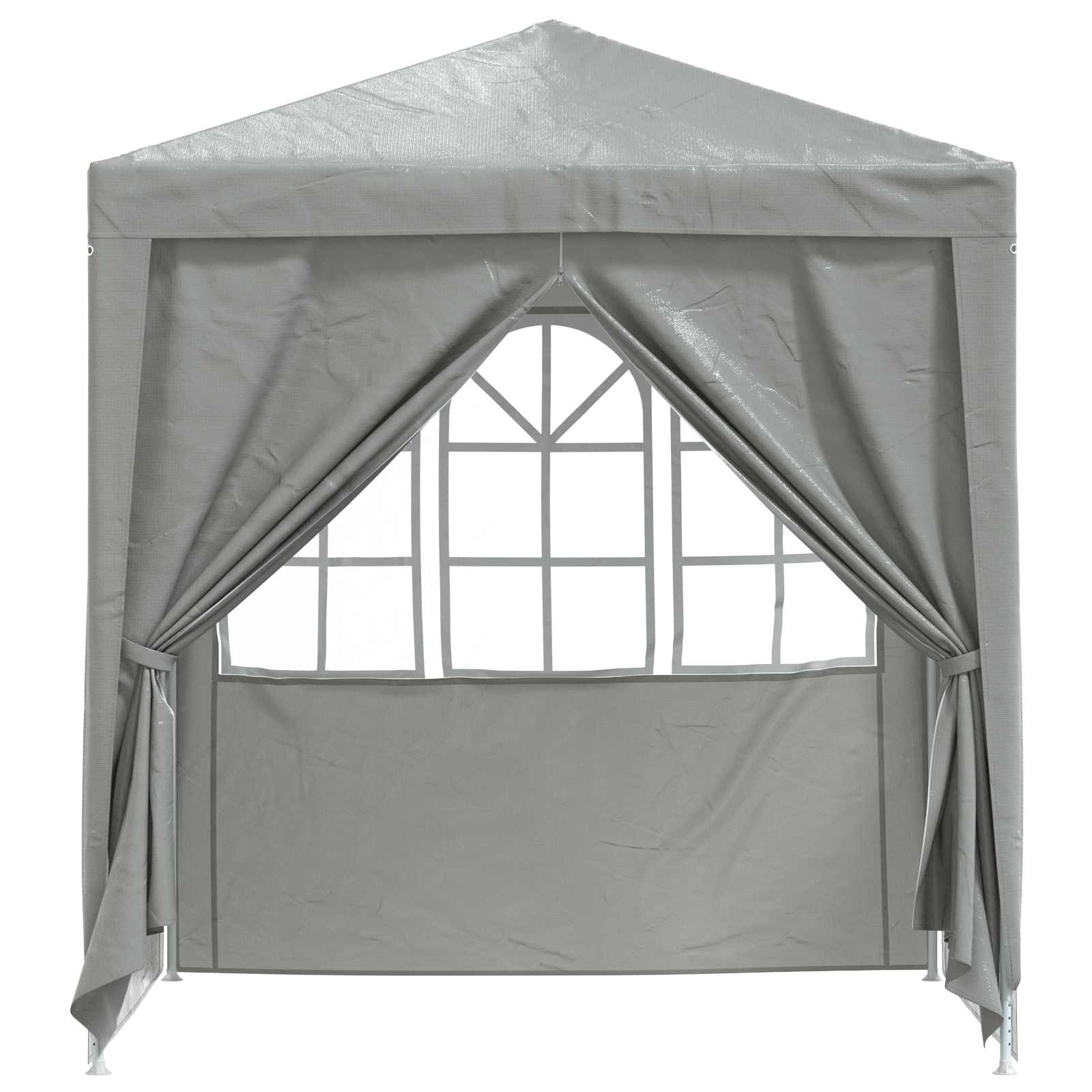 Tenda Party Grigio chiaro 200 x 200 x 240 cm PE e Acciaio | homemem39