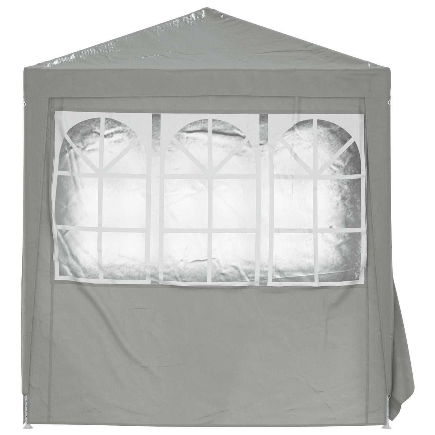 Tenda Party Grigio chiaro 200 x 200 x 240 cm PE e Acciaio