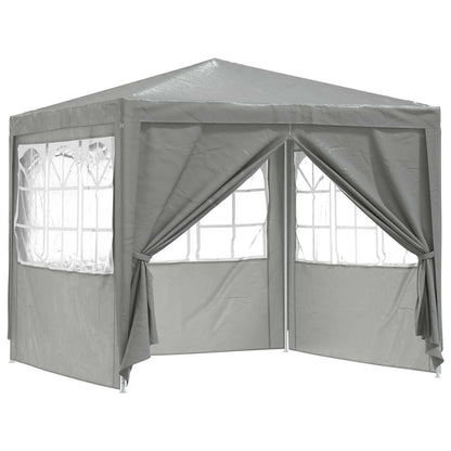 Tenda Party Grigio chiaro 250 x 250 x 240 cm PE e Acciaio | homemem39