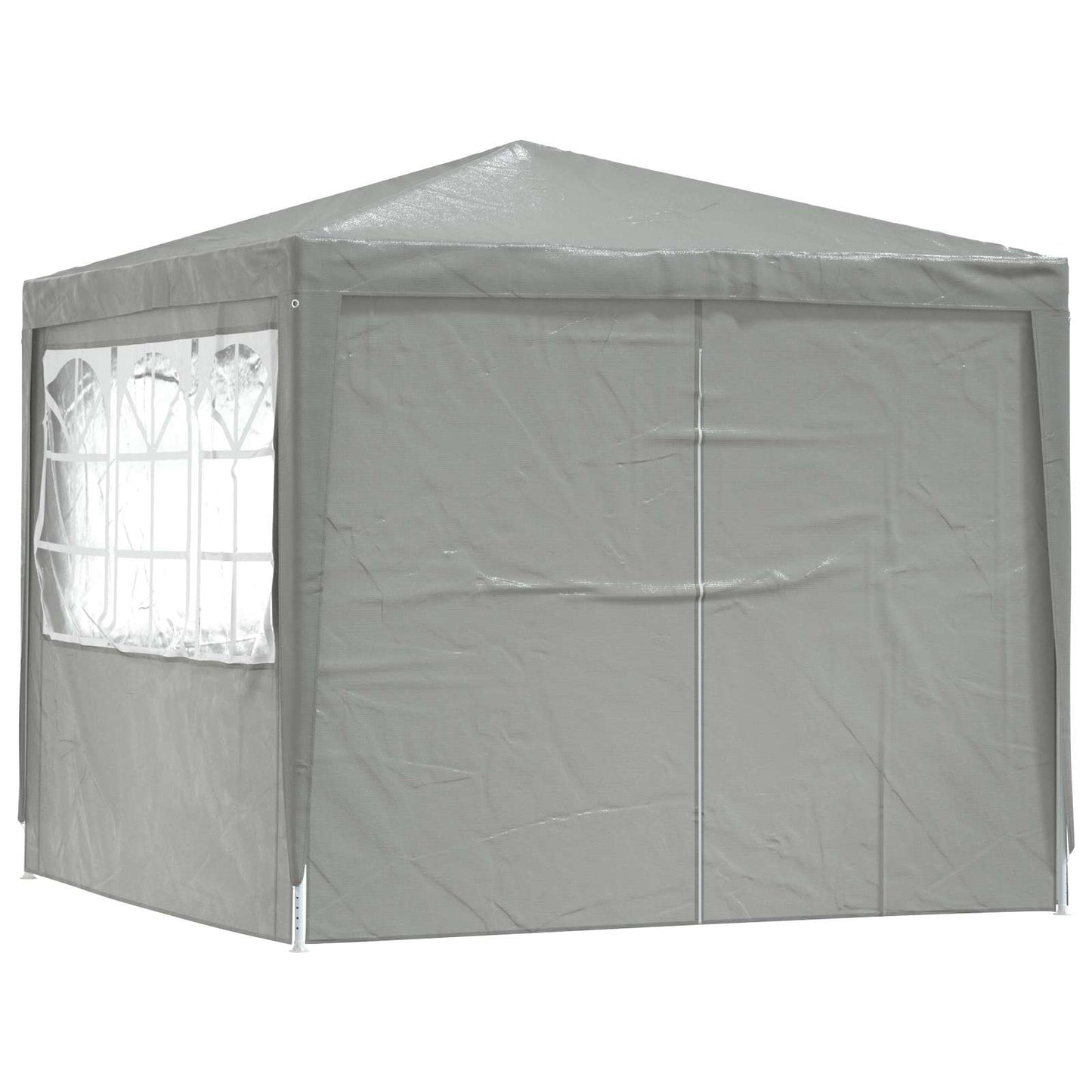 Tenda Party Grigio chiaro 250 x 250 x 240 cm PE e Acciaio | homemem39