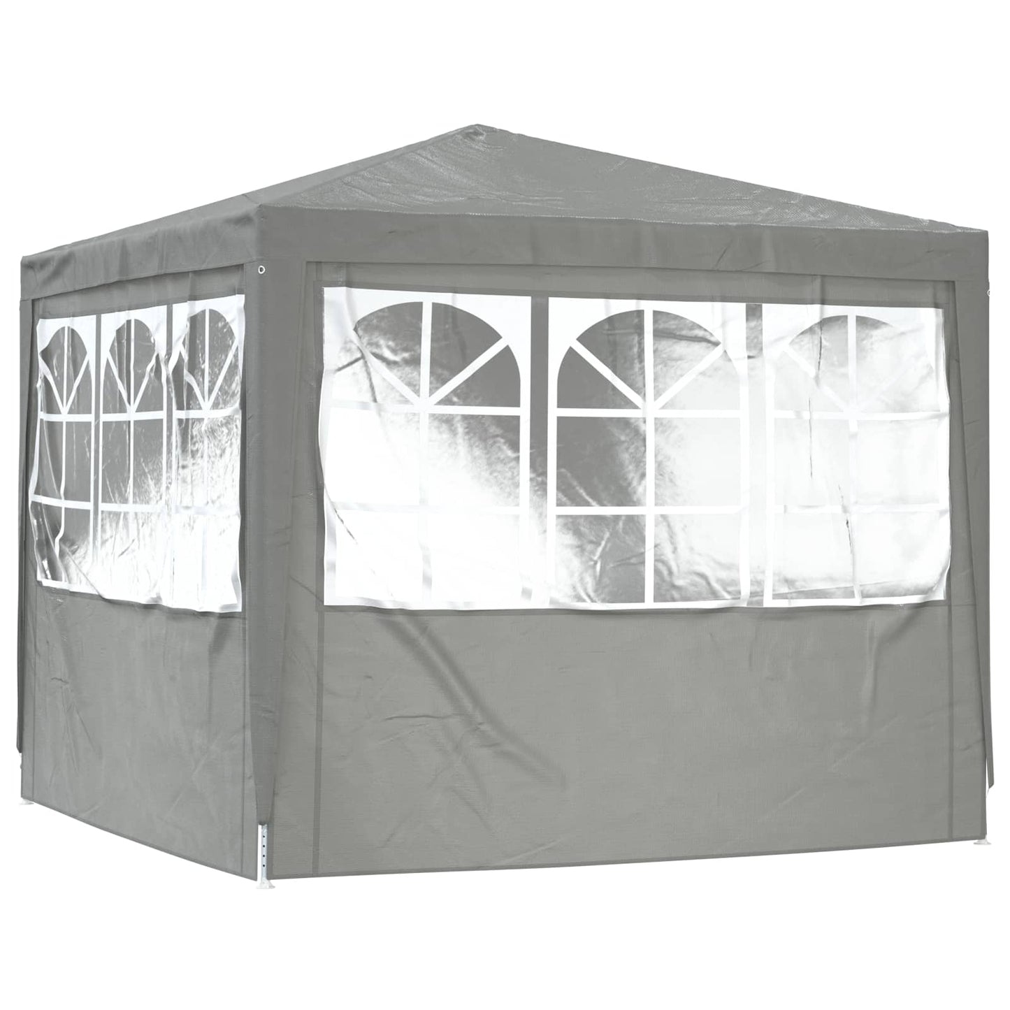 Tenda Party Grigio chiaro 250 x 250 x 240 cm PE e Acciaio | homemem39