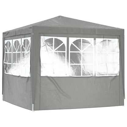 Tenda Party Grigio chiaro 250 x 250 x 240 cm PE e Acciaio | homemem39