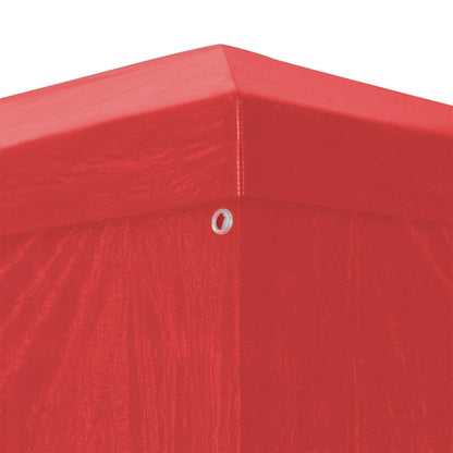 Tenda Party 300 x 300 x 255 cm Rosso PE e Acciaio | homemem39