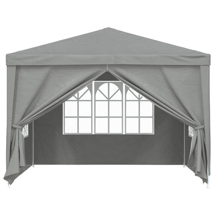 Tenda Party 300 x 300 x 255 cm Grigio Chiaro PE e Acciaio | homemem39