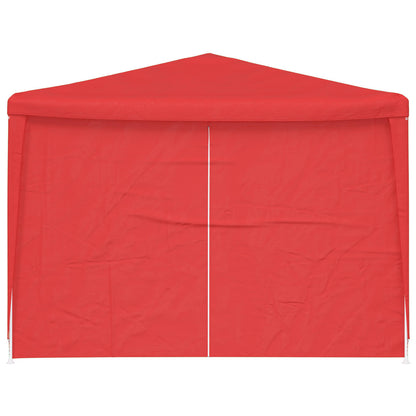 Tenda Party 900 x 300 x 255 cm Rosso PE e Acciaio
