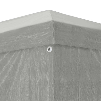 Tenda Party 900 x 300 x 255 cm Grigio Chiaro PE e Acciaio | homemem39