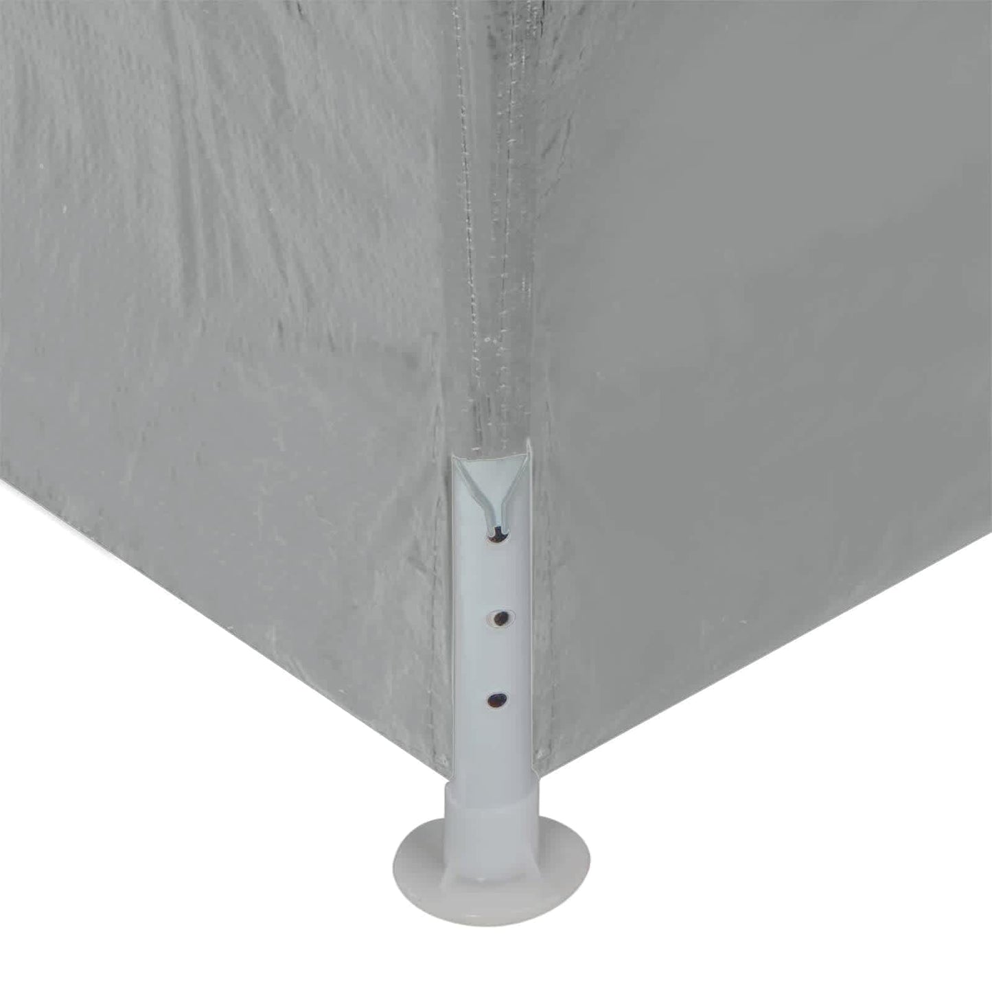 Tenda Party 900 x 300 x 255 cm Grigio Chiaro PE e Acciaio | homemem39