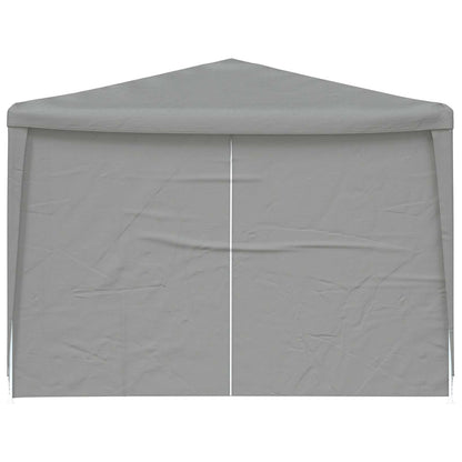Tenda Party 900 x 300 x 255 cm Grigio Chiaro PE e Acciaio