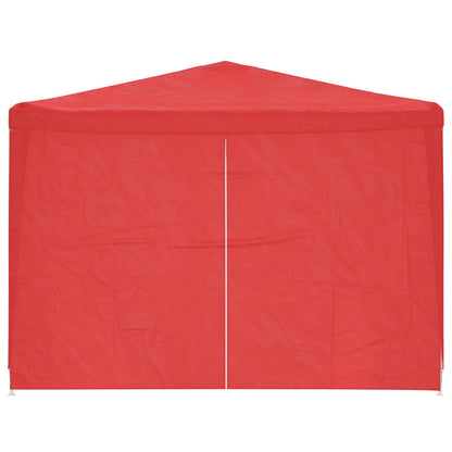 Tenda Party 1200 x 300 x 255 cm Rosso PE e Acciaio | homemem39