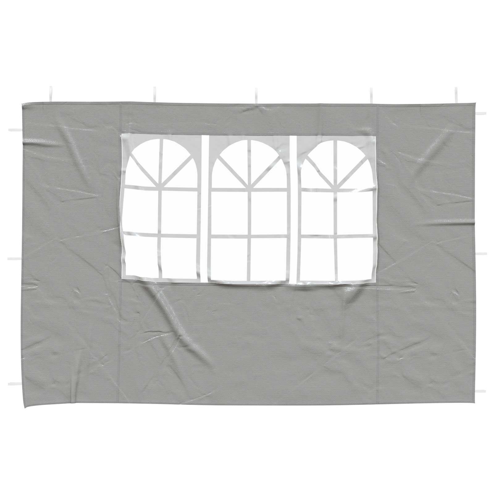 Parete per tenda da festa 2 pcs 300 x 195 cm Grigio Chiaro | homemem39