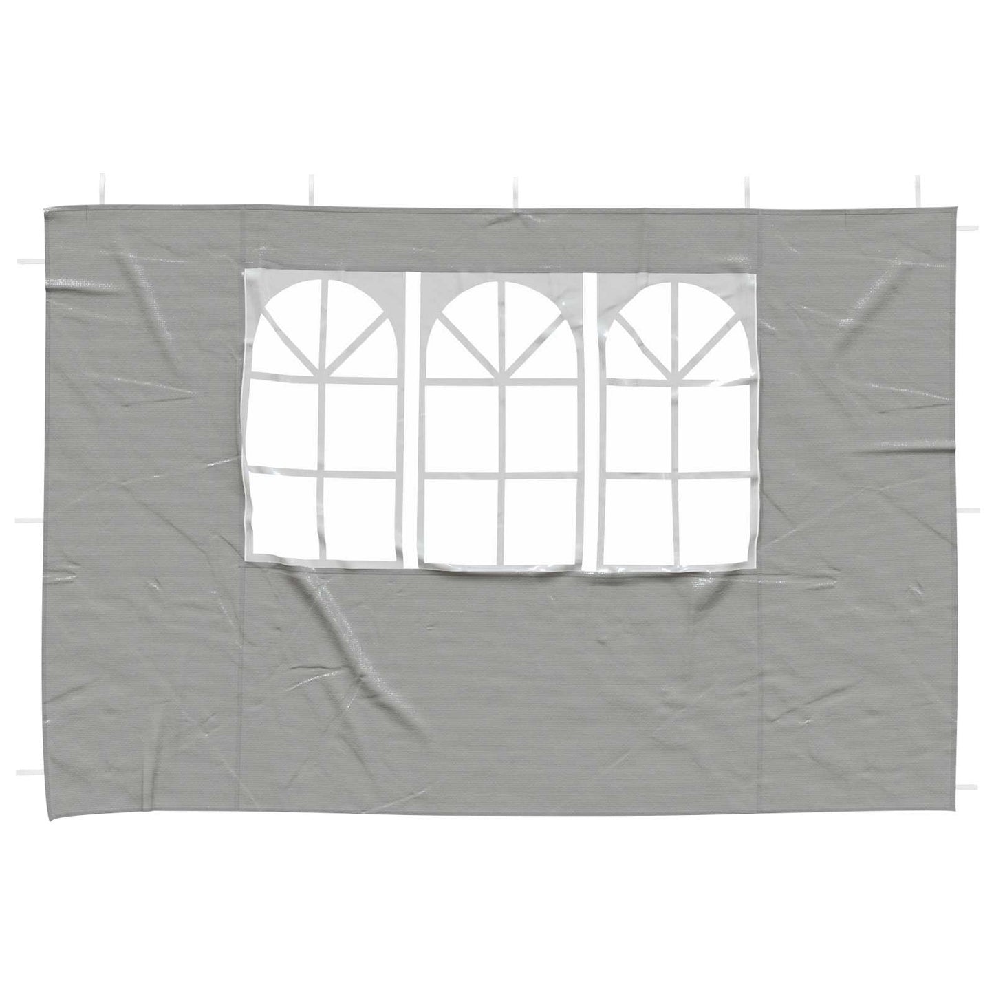 Parete per tenda da festa 2 pcs 300 x 195 cm Grigio Chiaro