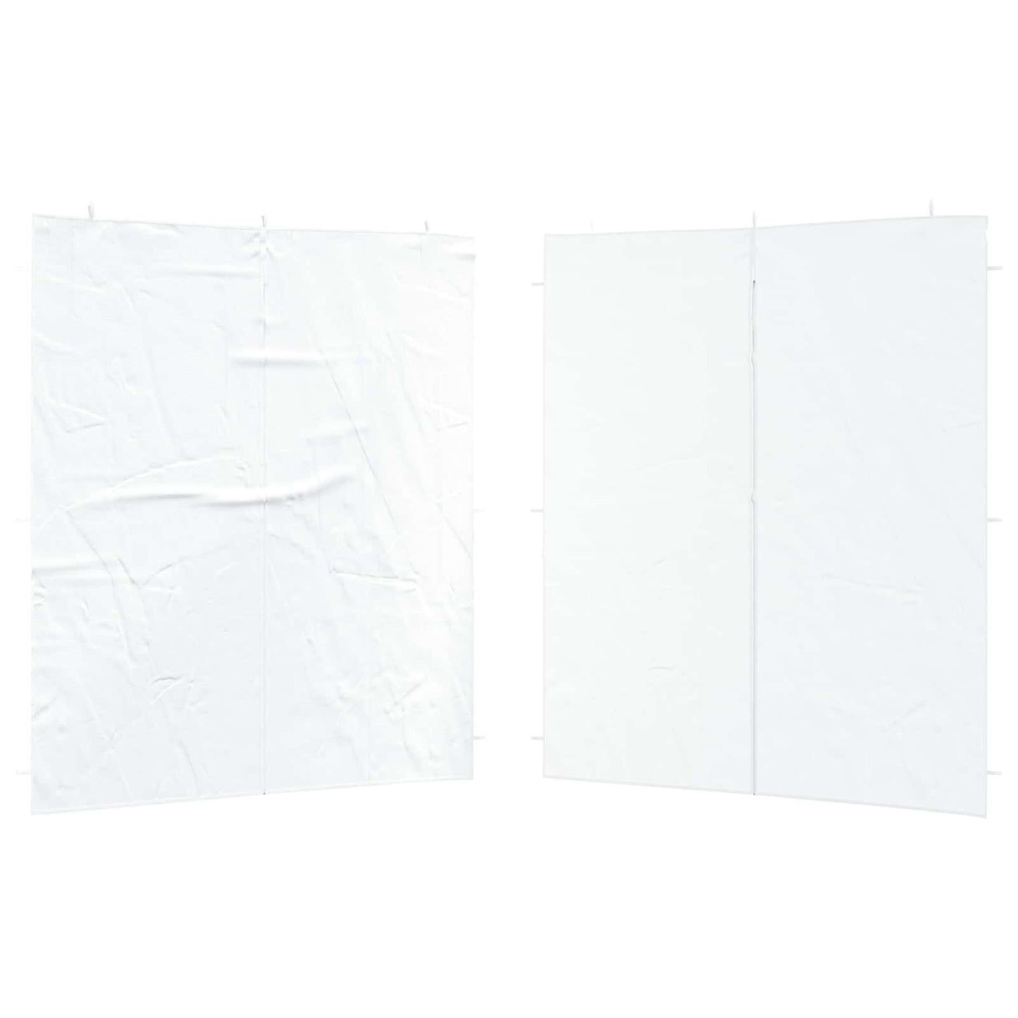 Parete per tenda da festa 2 pcs Bianco 200 x 195 cm | homemem39