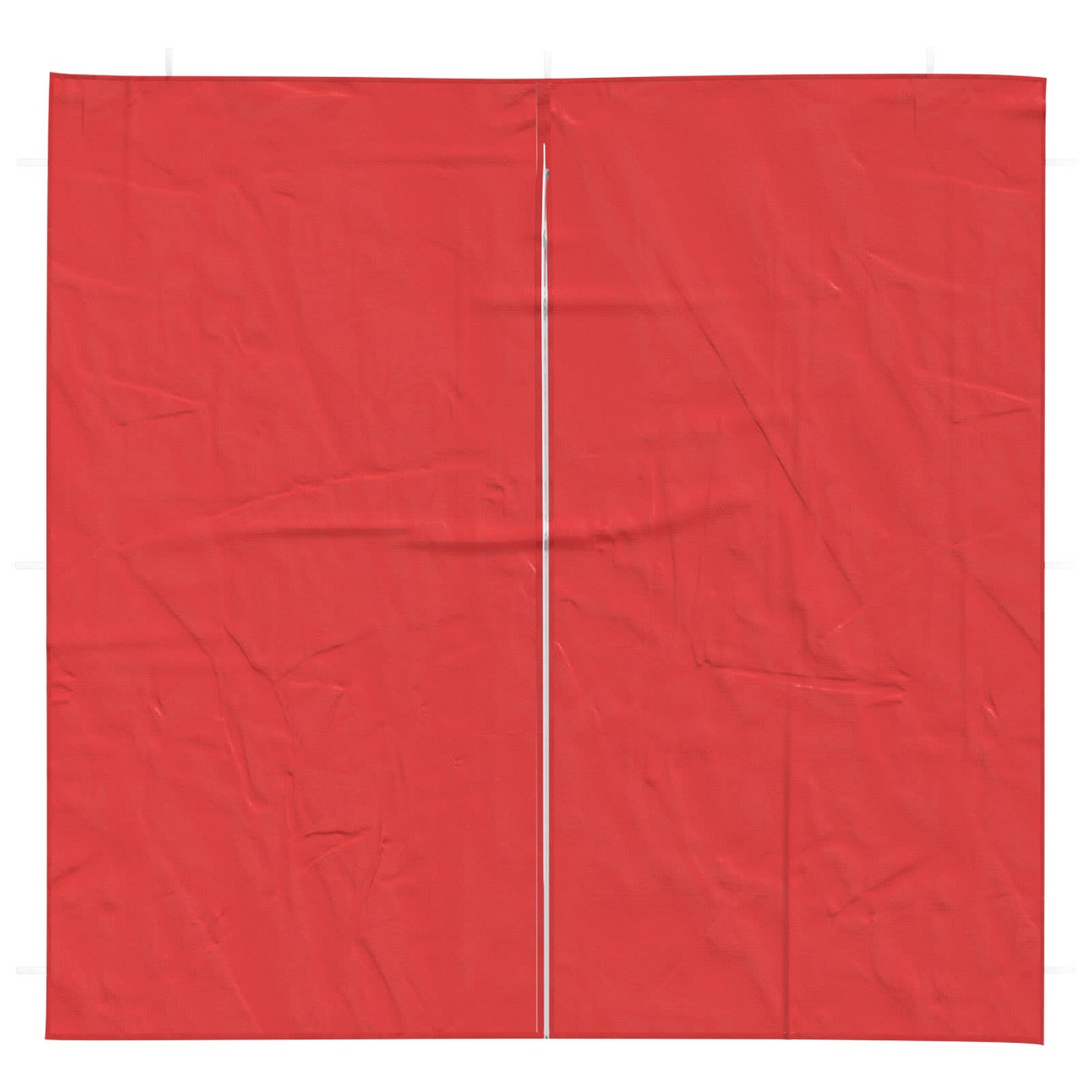 Parete per tenda da festa 2 pcs Rosso 200 x 195 cm PE e Acciaio | homemem39