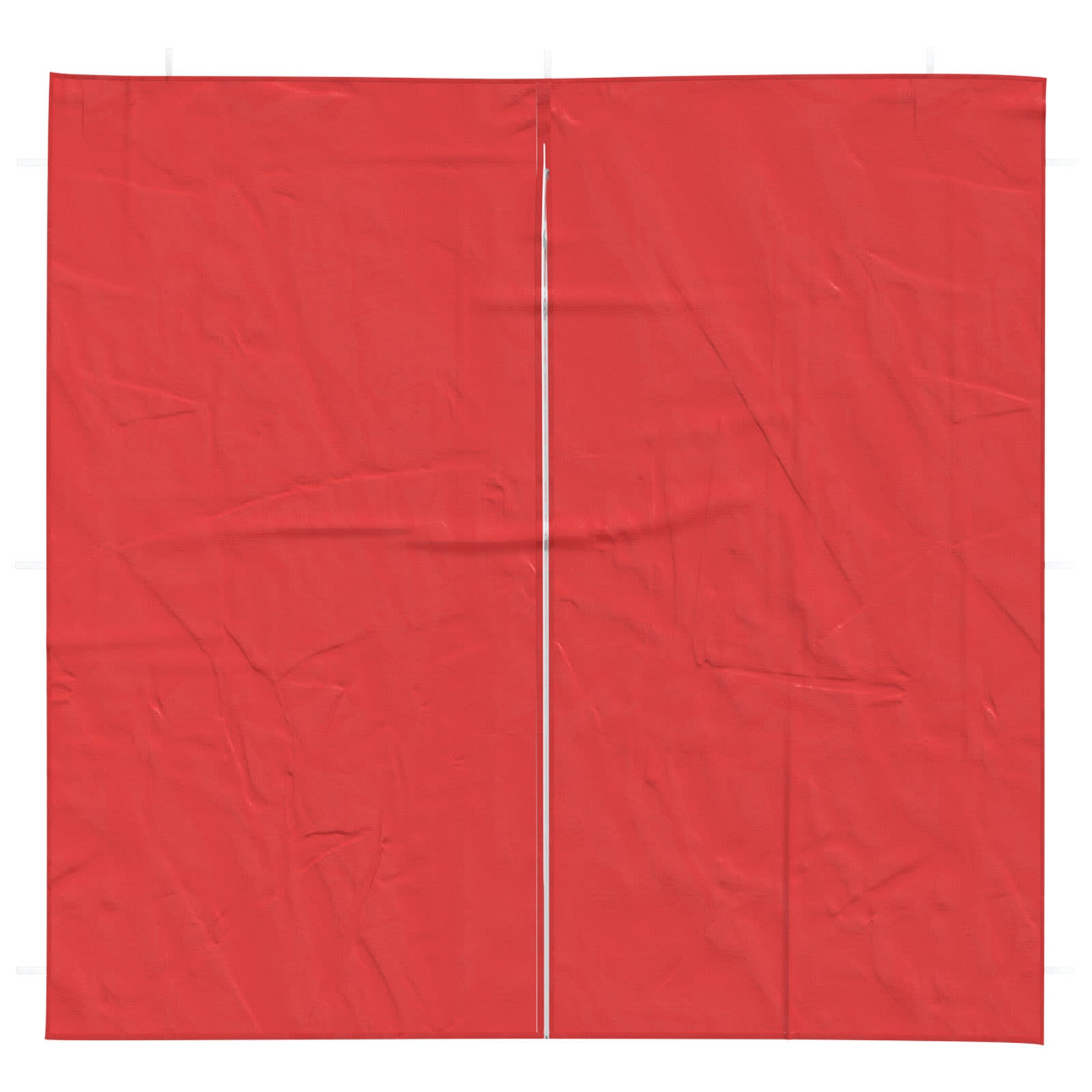 Parete per tenda da festa 2 pcs Rosso 200 x 195 cm PE e Acciaio | homemem39