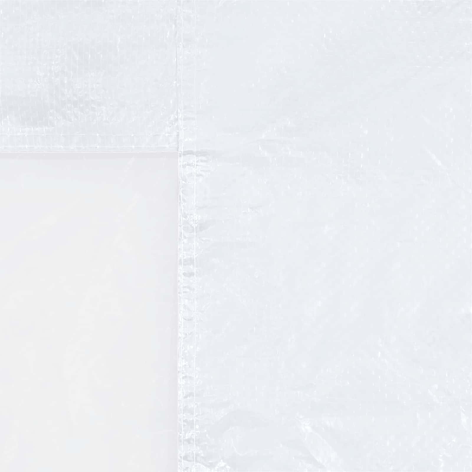 Parete per tenda da festa 2 pcs 400 x 195 cm Bianco | homemem39