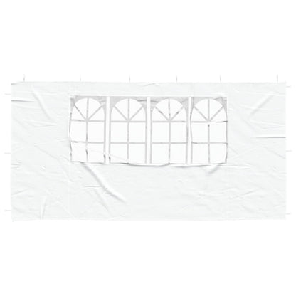 Parete per tenda da festa 2 pcs 400 x 195 cm Bianco