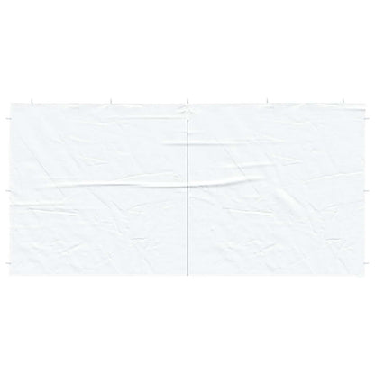 Parete per tenda da festa 2 pcs Bianco 400 x 195 cm