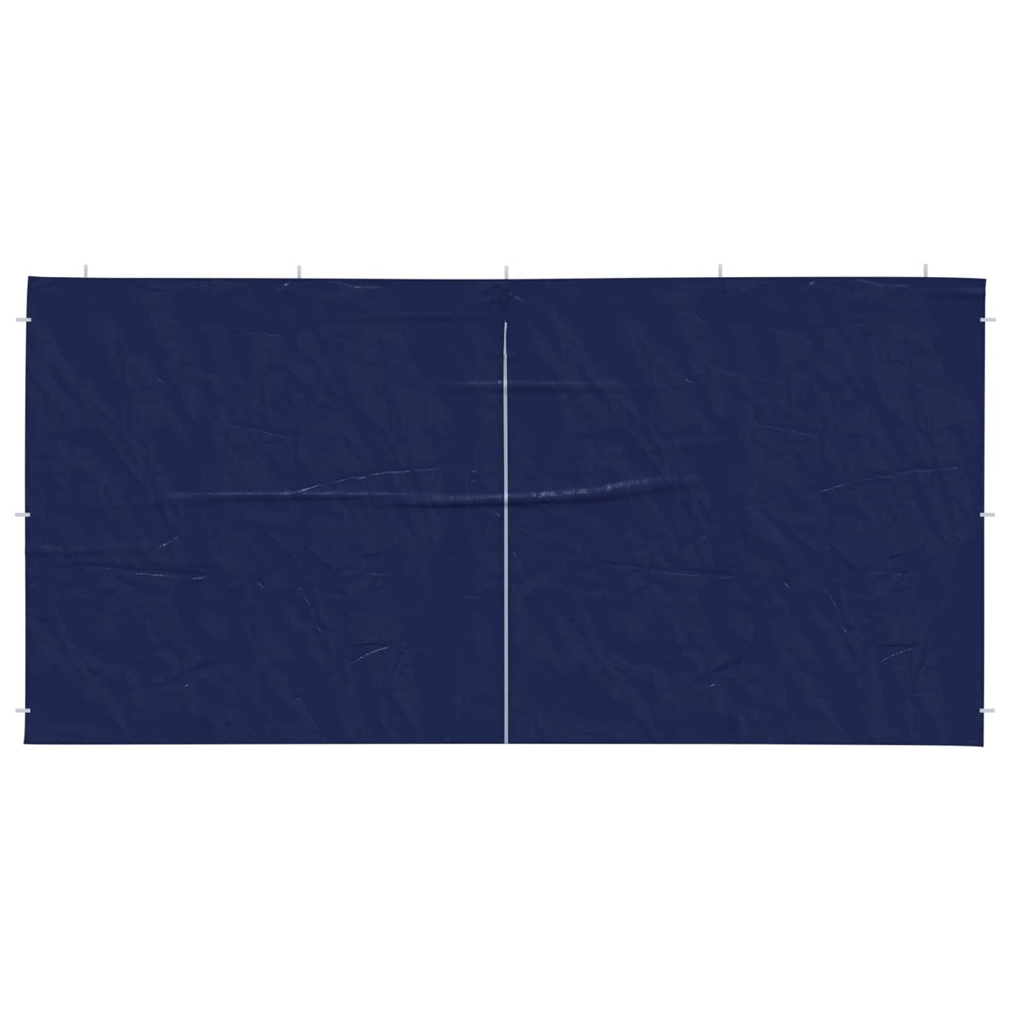 Parete per tenda da festa 2 pcs Blu 400 x 195 cm PE e Acciaio | homemem39