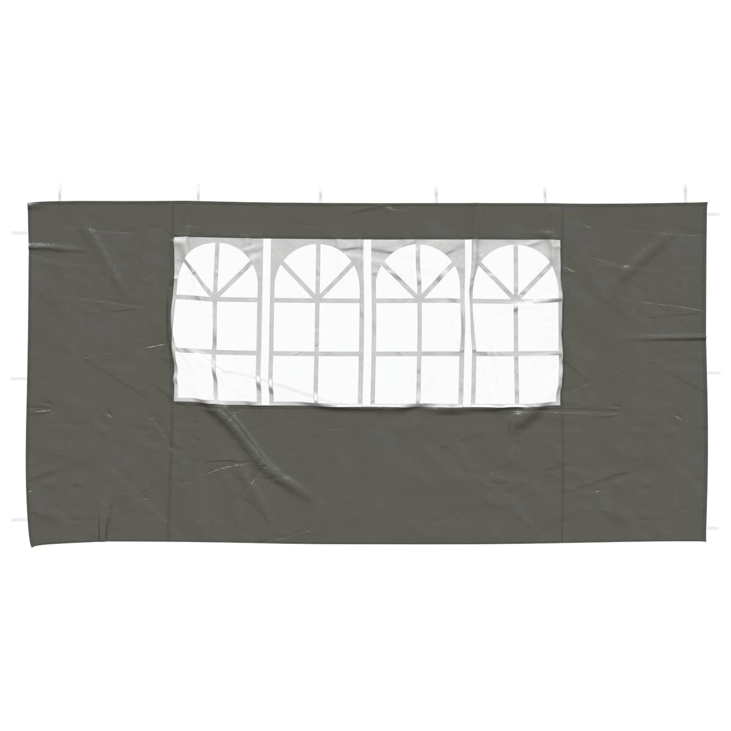 Parete per tenda da festa 2 pcs 400 x 195 cm Antracite | homemem39