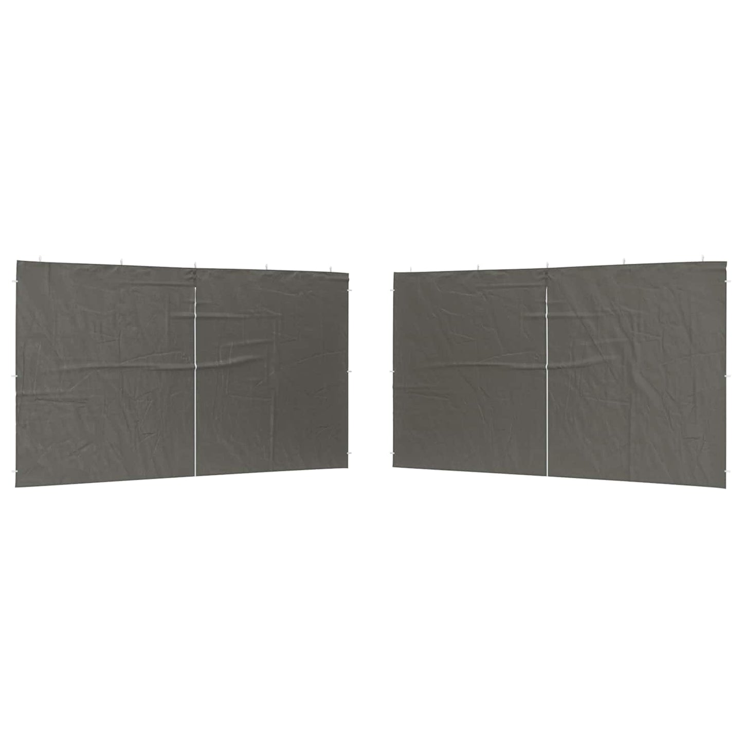 Parete per tenda da festa 2 pcs Antracite 400 x 195 cm