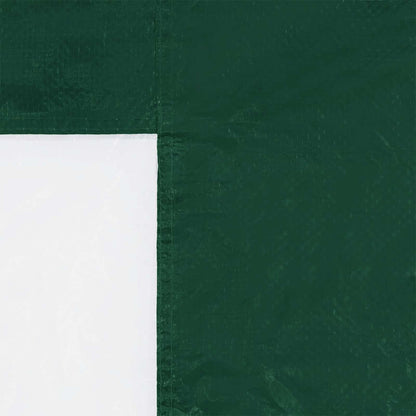 Parete per tenda da festa 2 pcs 400 x 195 cm Verde PE e Acciaio | homemem39