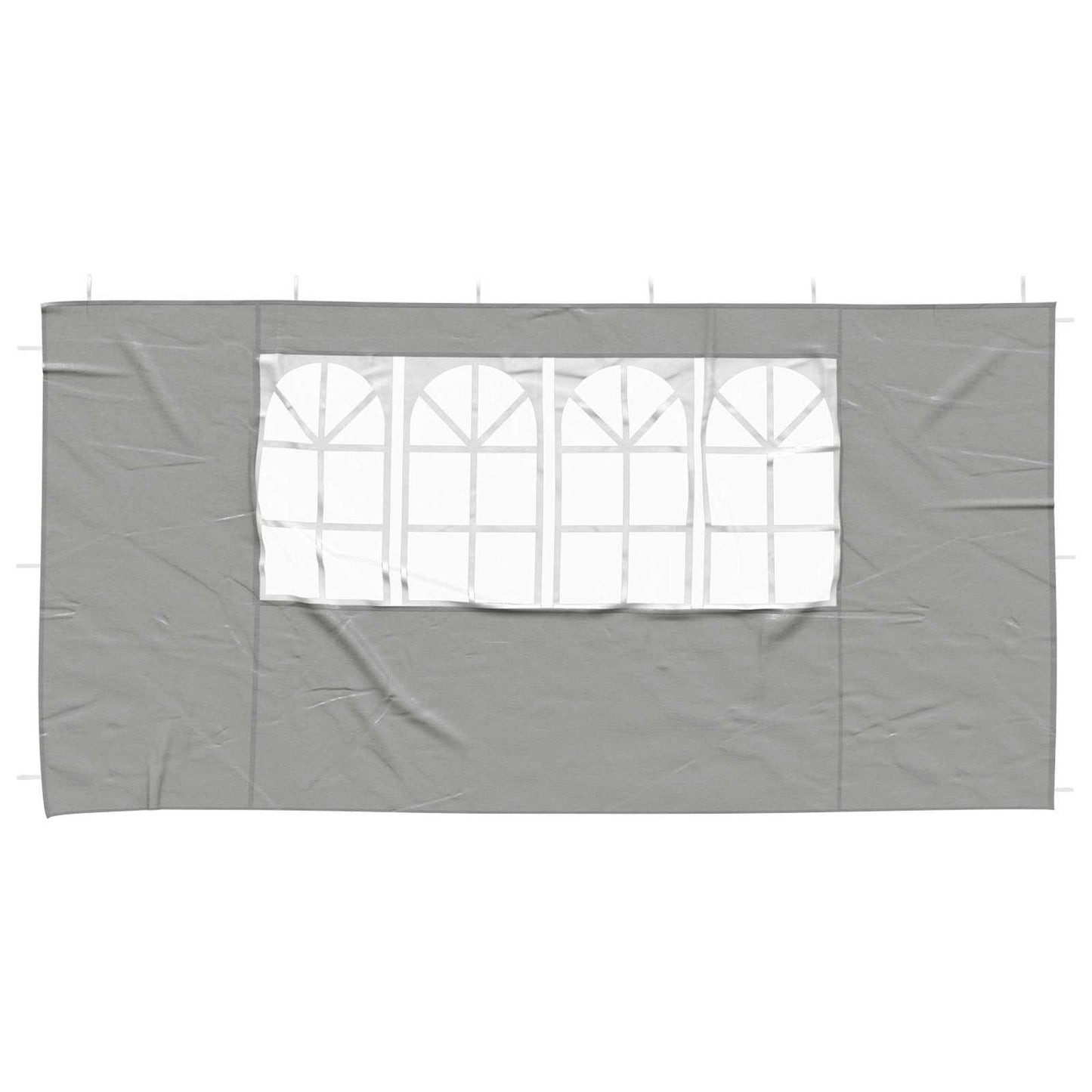 Parete per tenda da festa 2 pcs 400 x 195 cm Grigio Chiaro