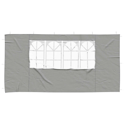 Parete per tenda da festa 2 pcs 400 x 195 cm Grigio Chiaro