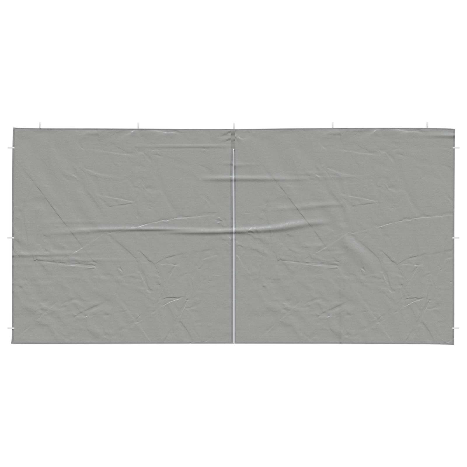 Parete per tenda da festa 2 pcs Grigio chiaro 400 x 195 cm | homemem39