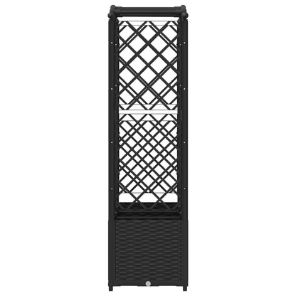 Letto Rialzato con Griglia e Tetto Nero 164 x 40 x 142 cm PP | homemem39