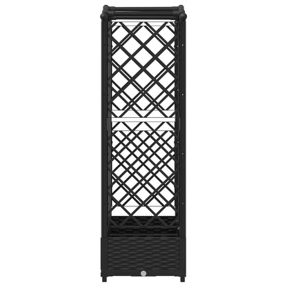 Letto Rialzato con Griglia e Tetto Nero 163 x 40 x 126 cm PP | homemem39